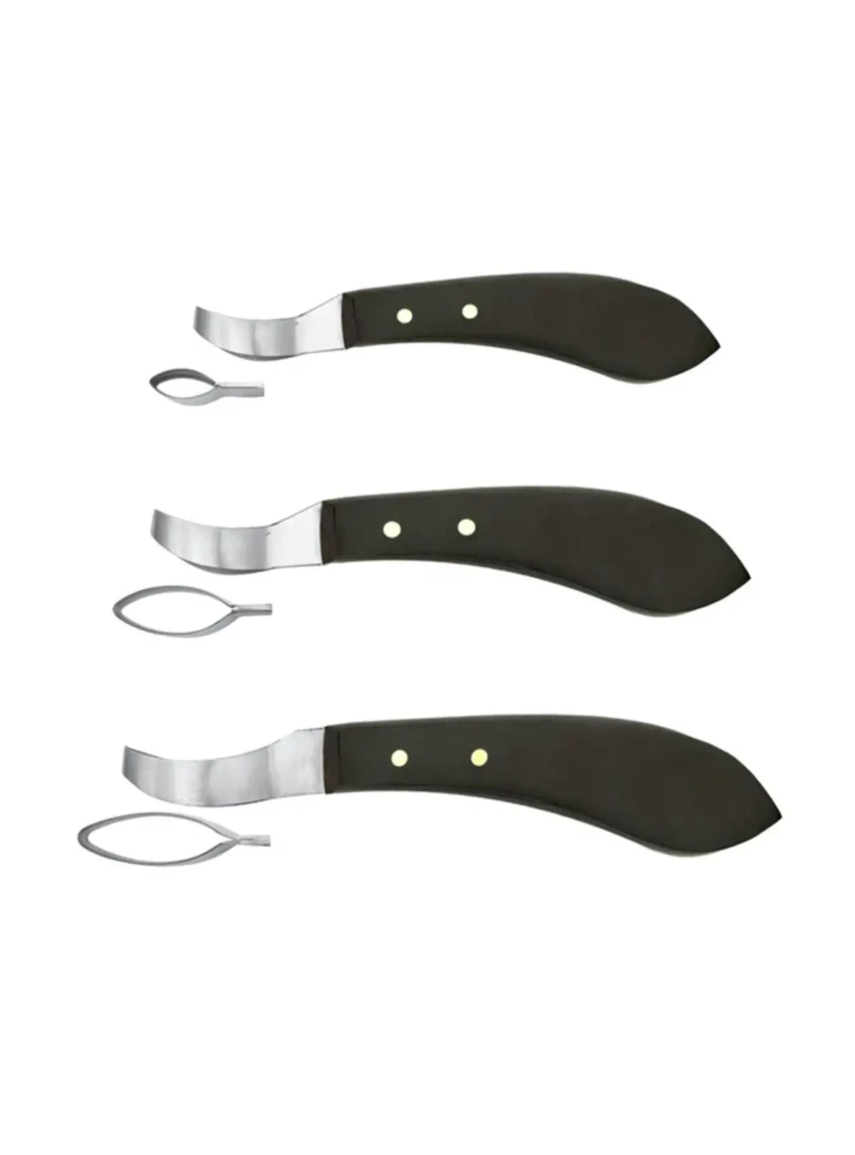 Blackwood Farrier Hoof Knife Set - Small, Medium & Large