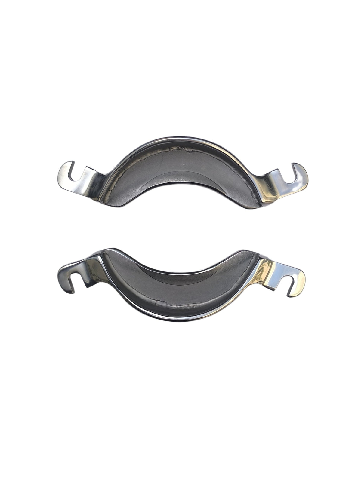 image describes plates for pony speculum with PVC straps