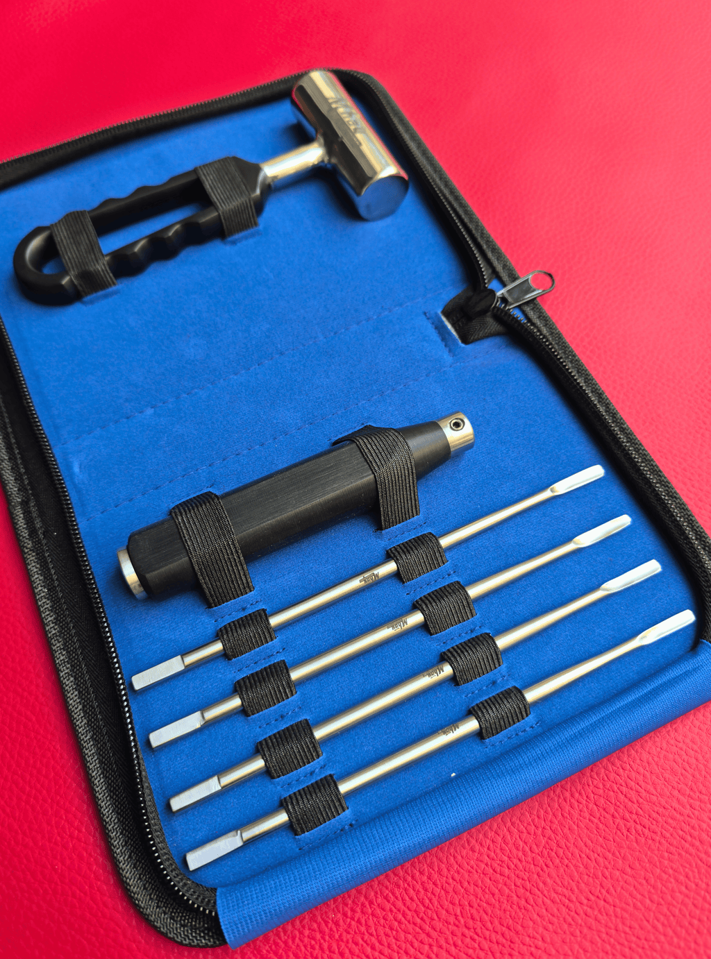 Interchangeable Head Elevator Set with Dental Mallet