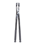 Molar Serrated Jaw Pony Forceps 12"