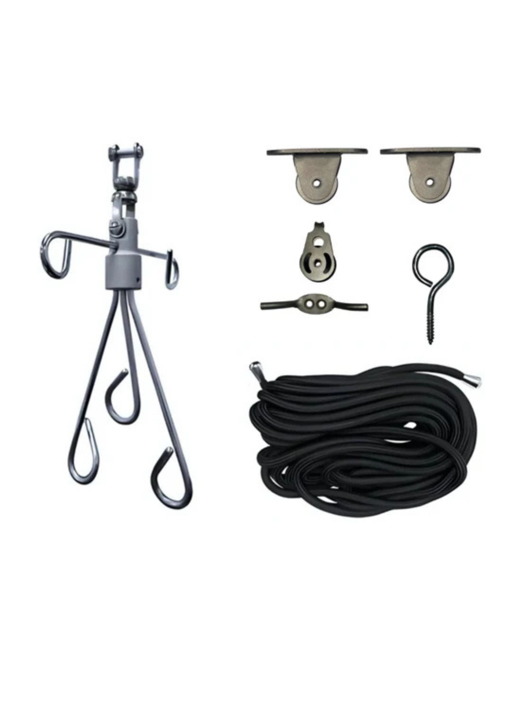 IV Drip Hanger Set with Pulley System