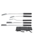Describes Complete Classic Round Shaft Float Kit
 including:
Small Incisor Float SH0
Premolar and Molar Float Angled Head SH1
Premolar Float With Angled Head SH2
Offset Shaft Float For Lower Arcade SH3
Straight Shaft Lingual And Buccal Float SH4
Straight Shaft Float For Cheek Teeth SH5