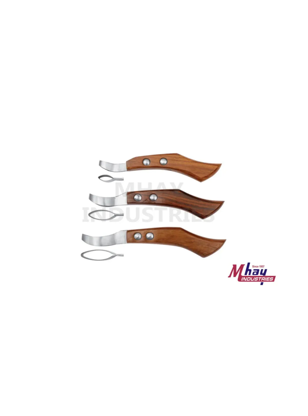 Farrier Loop Knives Set of 3