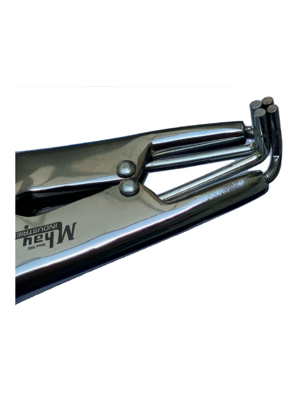 Chrome Livestock Castration Elastrator Pliers Set