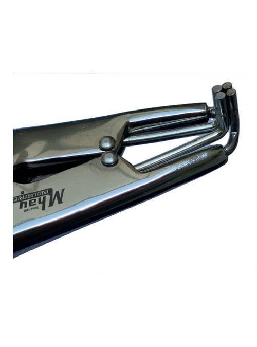 Chrome Livestock Castration Elastrator Pliers Set