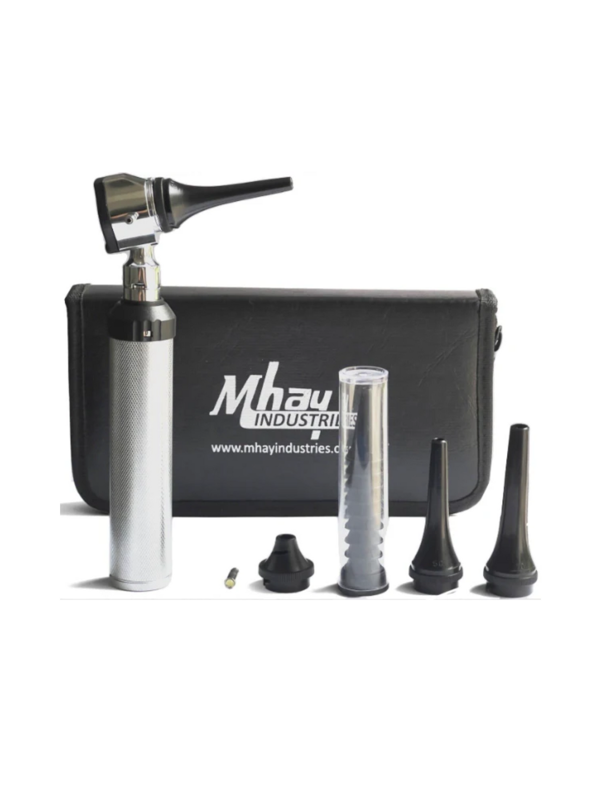 Veterinary Otoscope Set with Extra Bulb & Specula (2.5mm-7mm)