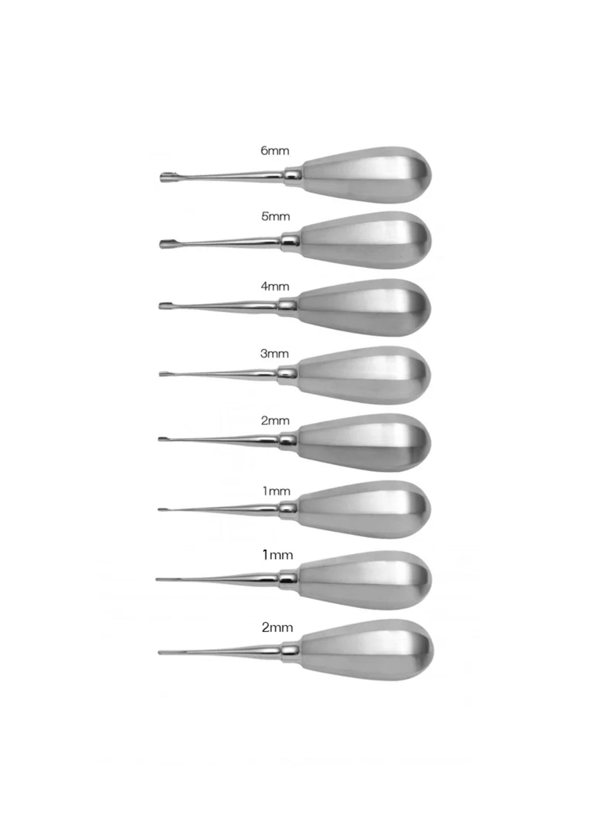 Stubby Dental Elevator Kit (Winged)